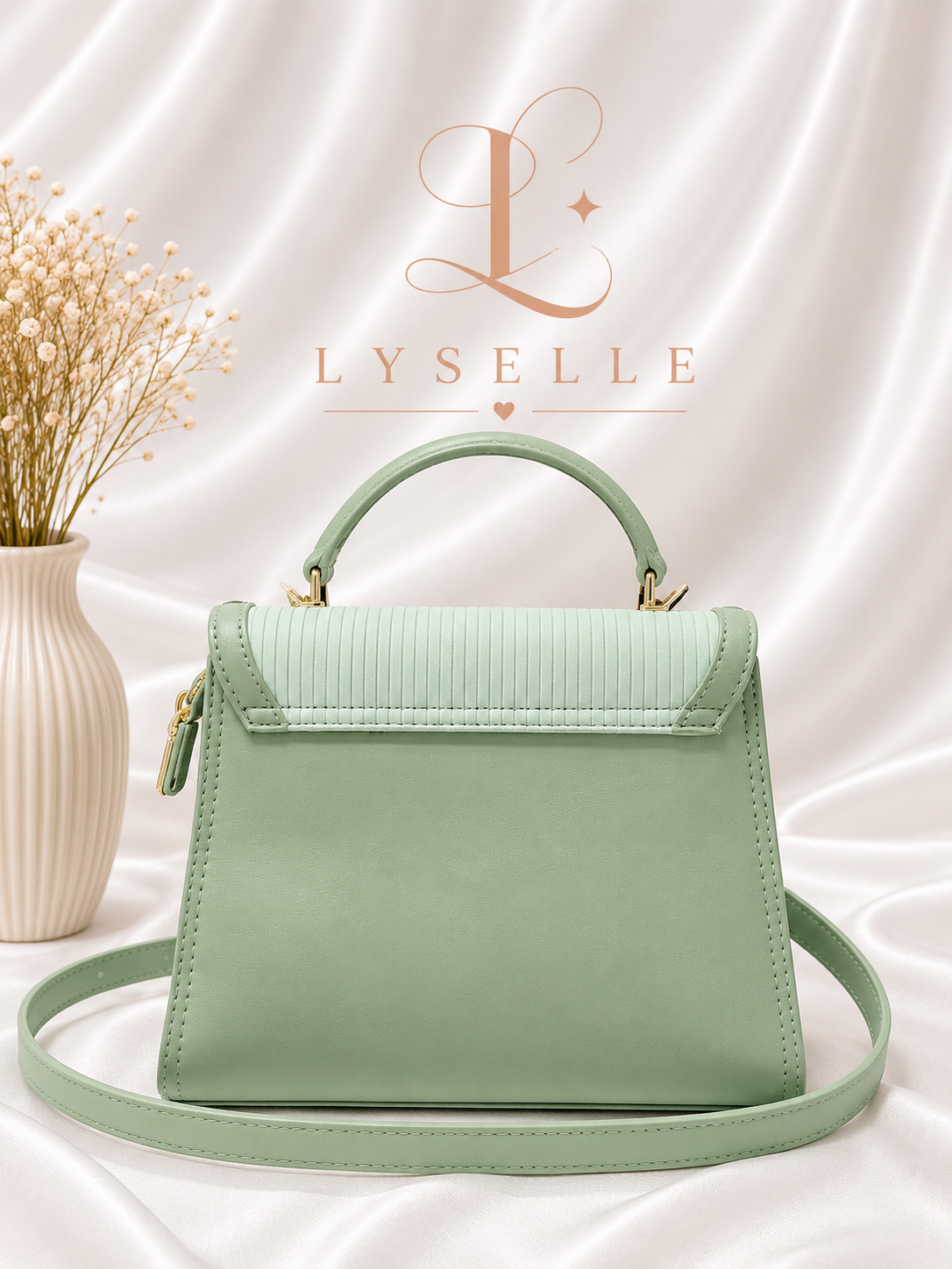 Lyselle Sage Luxe Satchel