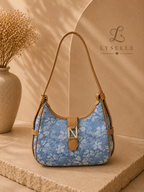 Lyselle Azure Bloom Shoulder Bag
