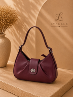 Lyselle Noir Crescent Handbag ✨