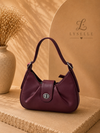 Lyselle Noir Crescent Handbag ✨
