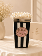 Lyselle Pearl Popcorn Beaded Clutch