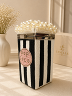 Lyselle Pearl Popcorn Beaded Clutch