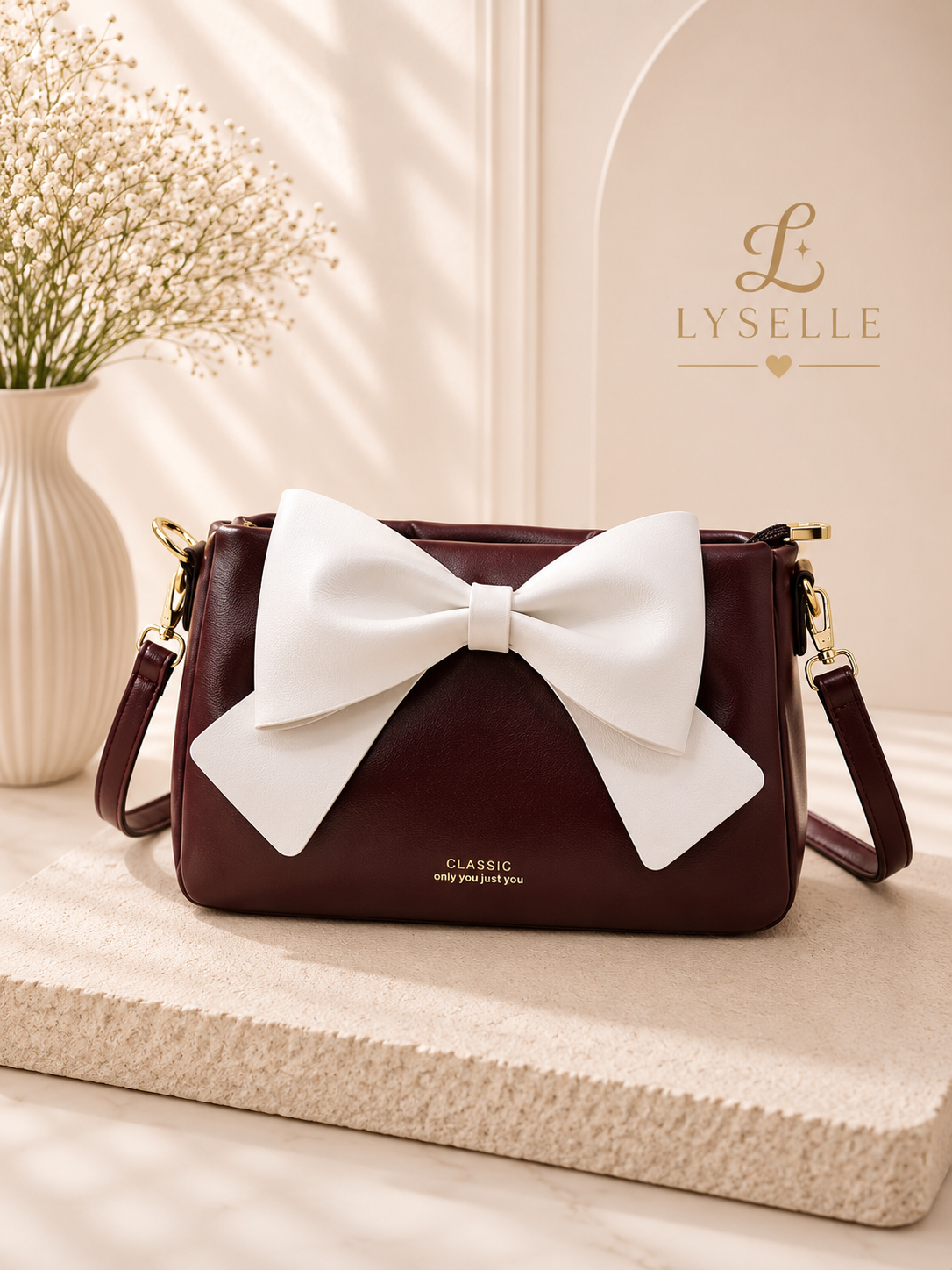 Lyselle Classic Pearl Shoulder Bag