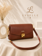 Lyselle Cocoa Pearl Handbag✨