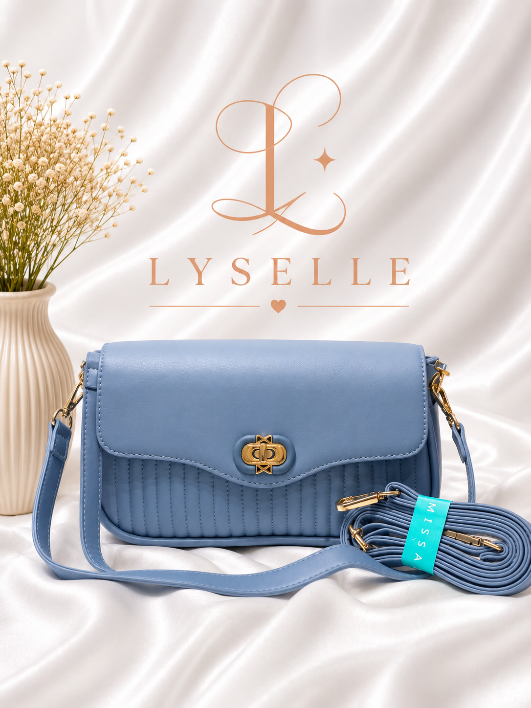 Lyselle Bella Bleu Handbag✨