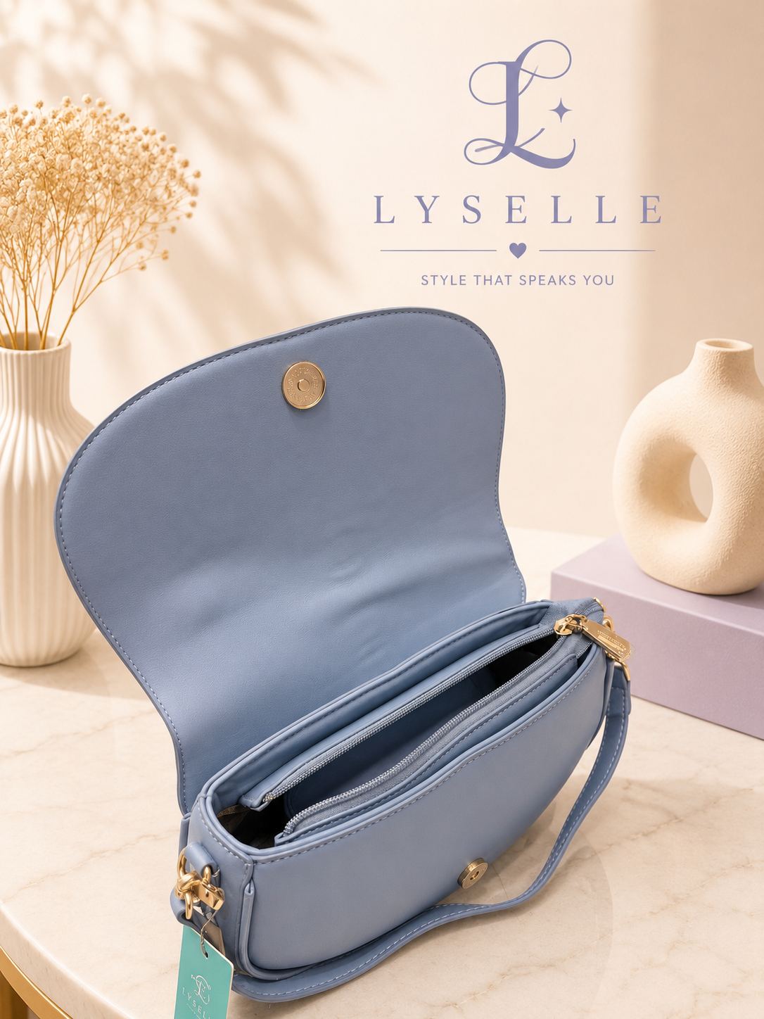 Lyselle Celeste Saddle Sling Bag